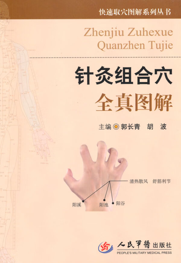针灸组合穴全真图解 郭长青,胡波主编【正版】
