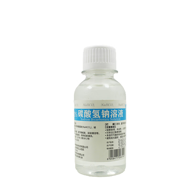 2%-4%小苏打水碳酸氢钠溶液冲洗苏打水100ml调节酸碱 100ml