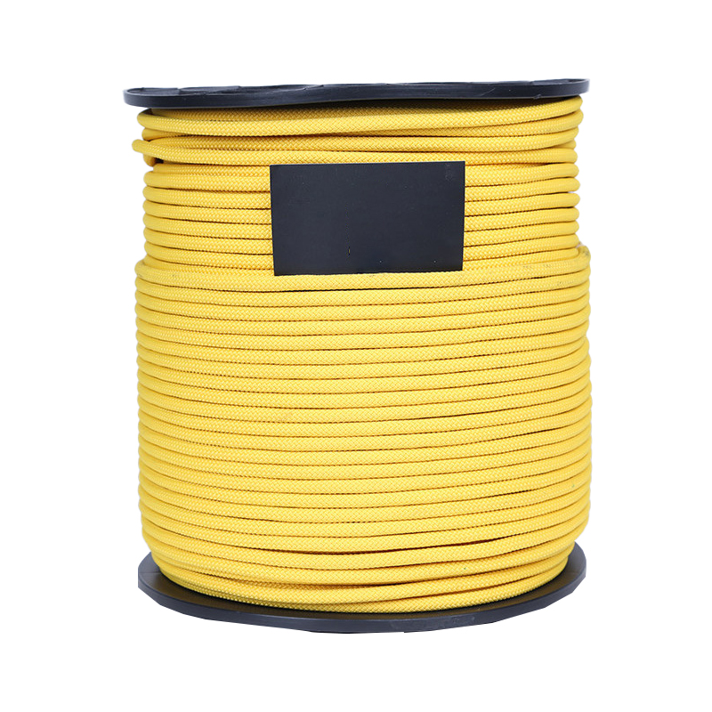 柯瑞柯林jld-6y6毫米静力绳户外攀岩登山辅助抓结杜邦丝材质黄色1米5
