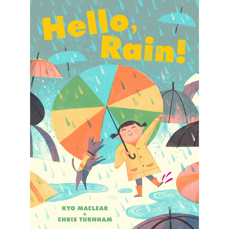 现货【外图英文绘本】chris turnham 小雨点 你好 hello rain 精品