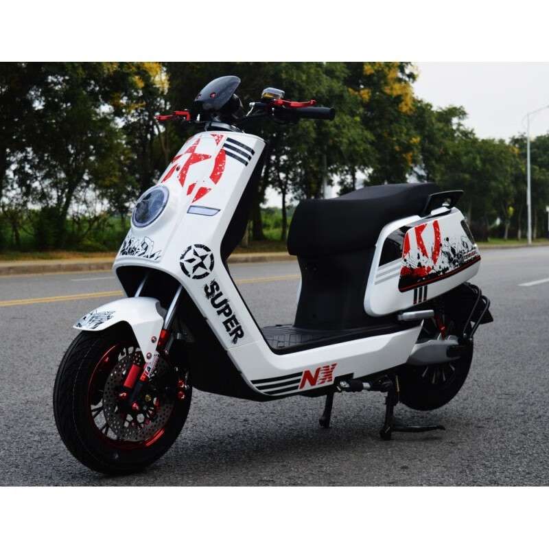 大牛电动车72v电瓶车n7电动摩托车高速锂电大功率改装电摩小牛同款易
