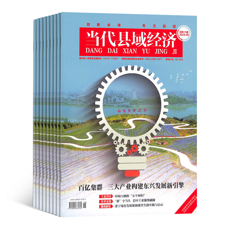 当代县域经济杂志 2023年10月起订 全年订阅12期 杂志铺 杂志订阅 哲学社会科学 经济发展期刊