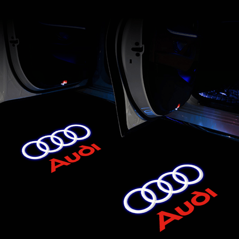 适用于奥迪车门迎宾灯A4L/A3/A6L/A5/A7/Q3/Q7/Q5改装高清镭射投影灯照地氛围灯 奥迪原车标【玻璃镜片】一对高性价比高么？