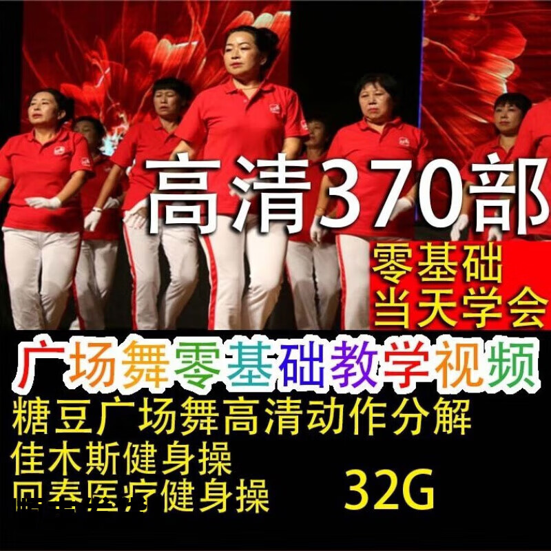 32g中老年人糖豆广场舞视频内存卡高清教学教程下载带动作分解mp4
