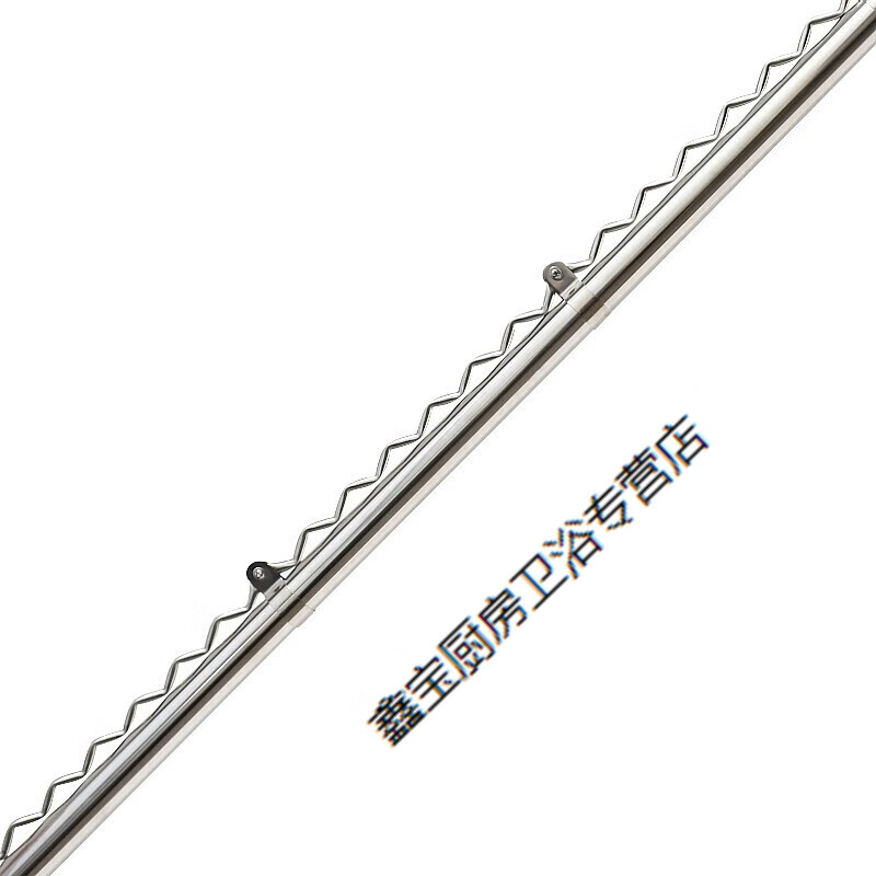 扑哩扑剌风挂钩波浪线不锈钢s型风晒衣架波浪钩32528管凉衣钩 钩长