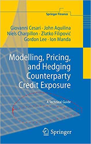 预订 modelling, pricing, and hedging counterparty credit