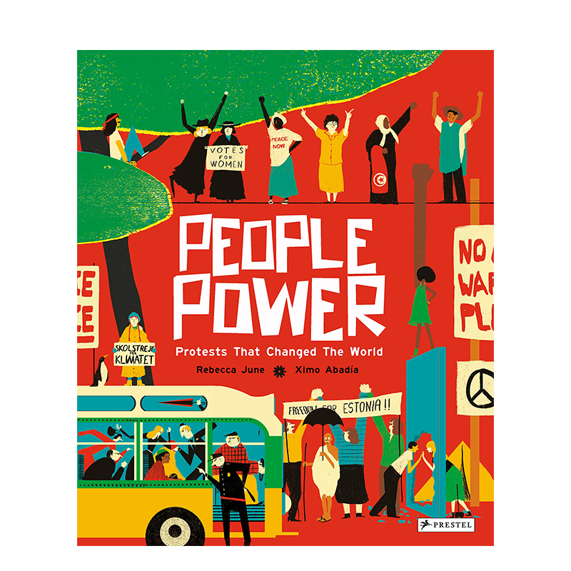 【现货】西班牙插画师ximo abada:人民的力量 people power.