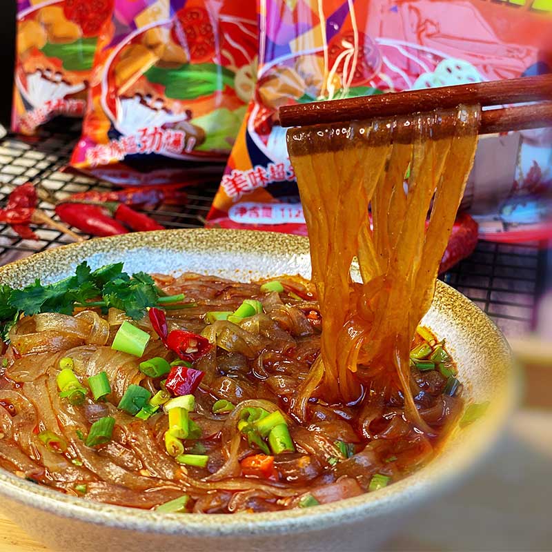 嗨吃家嗨吃家重庆酸辣粉红薯粉丝米线米粉早餐冲泡速食方便食品 酸辣