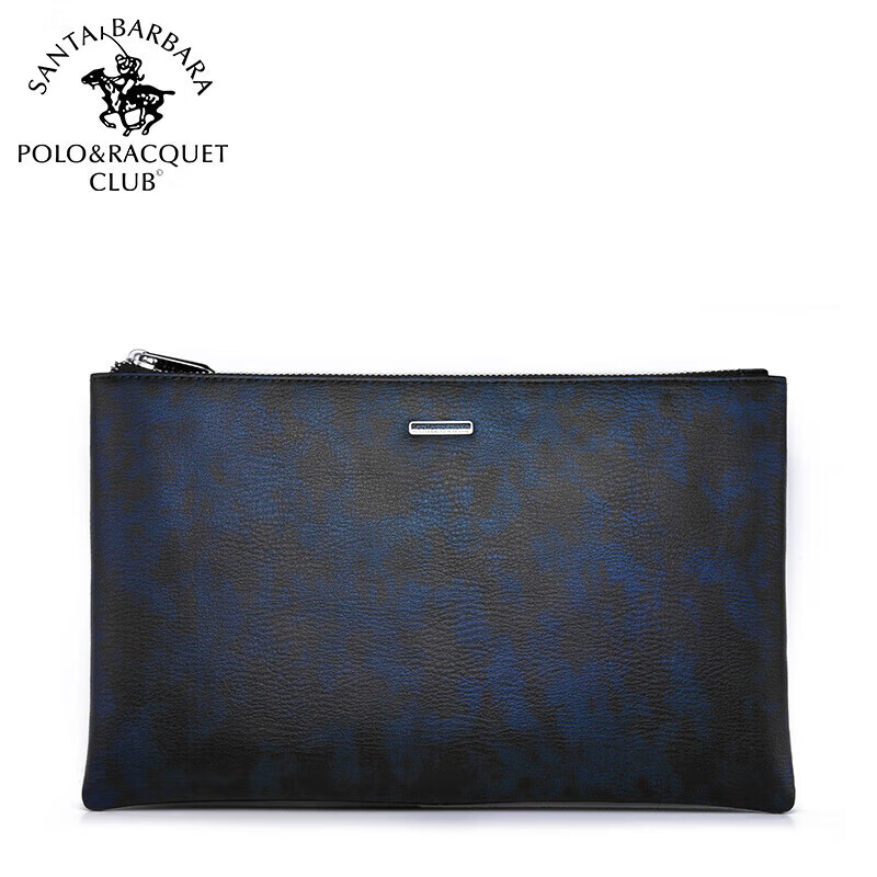 圣大保罗(santa barbara polo & racquet club)官方手拿包男士真皮