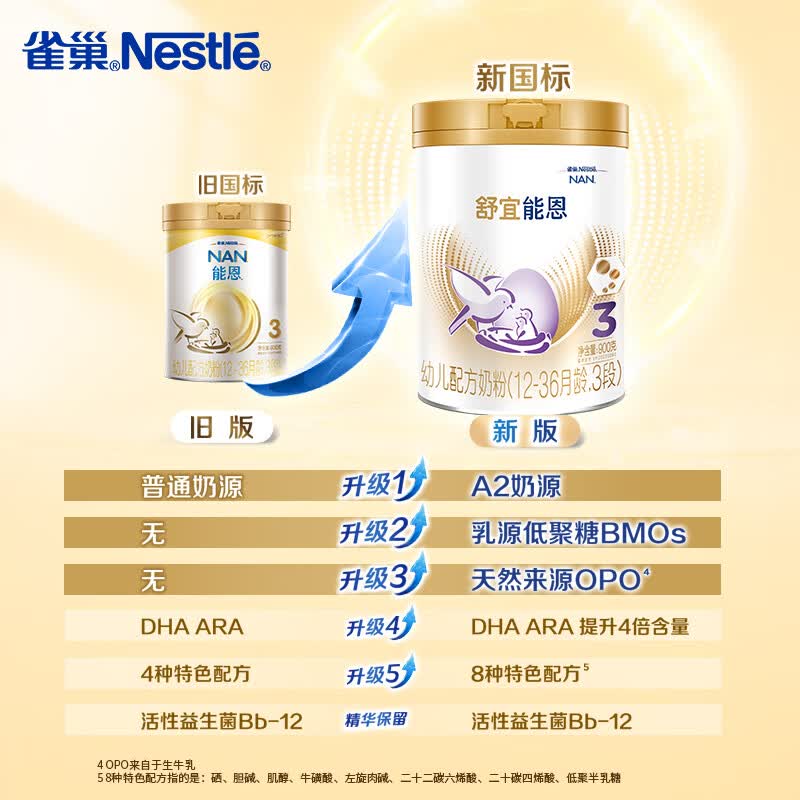 雀巢（Nestle）舒宜能恩3段（12-36个月适用）900g 幼儿A2奶粉 能恩新国标升级版怎么样,好用不?