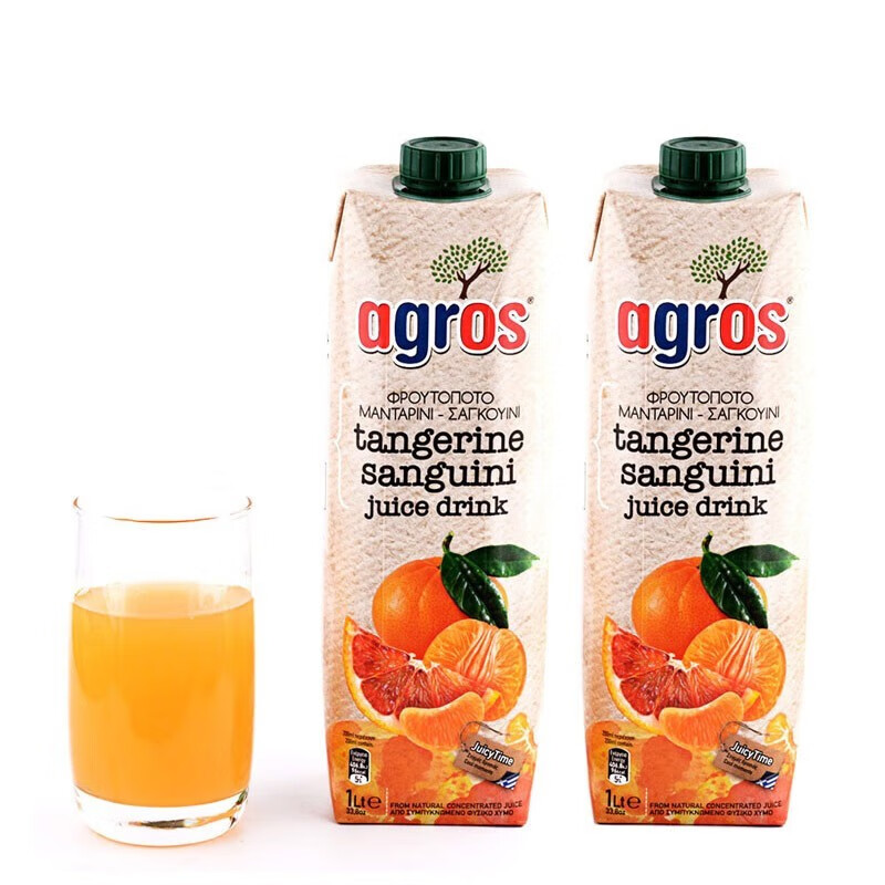 莱果仕(agros)莱果仕果饮料蔬味 agros希腊进口果汁1l/瓶装饮料9种