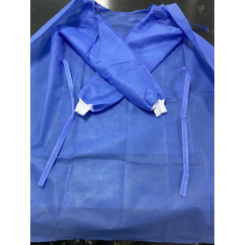 東海錦帆10件醫(yī)用無(wú)菌一次性隔離衣無(wú)紡布手術(shù)衣反穿防護(hù)服手術(shù)服單獨(dú)包裝 宏達(dá)加厚螺紋袖口【獨(dú)立包裝10件】