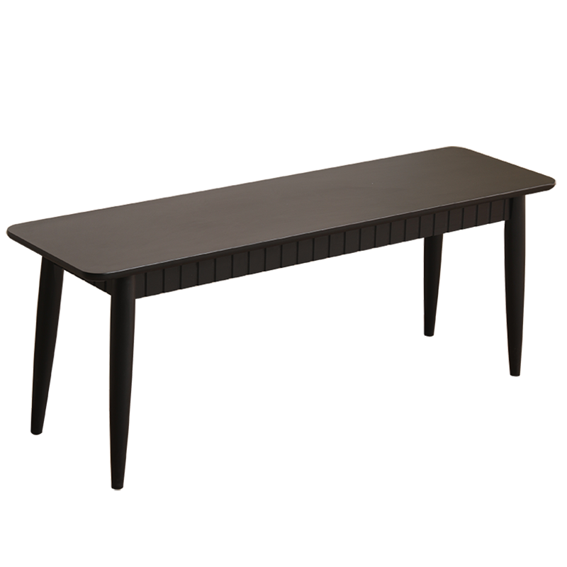 艾迪嘉长条凳餐凳换鞋凳简约板凳床尾凳长凳 胡桃色120*35*45cm  送货到家