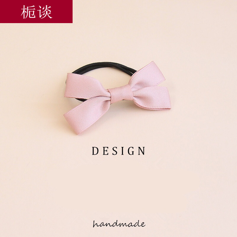 栀谈 公主系蝴蝶结头绳少女网红甜美扎丸子头发圈可爱儿童头饰发饰