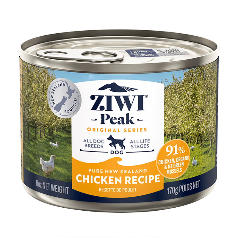 滋益（ZIWI）鸡肉配方狗罐头170g *1罐 主食零食全犬通用