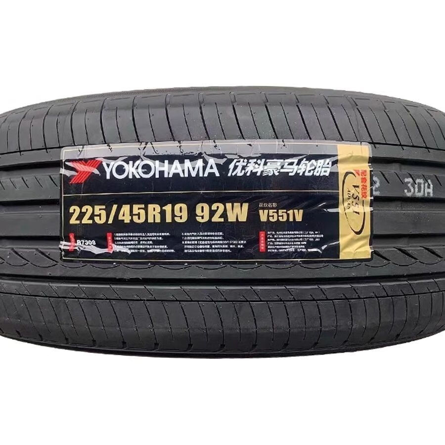 优科豪马横滨轮胎 225/45r19 v551v 92w 原配马自达阿特兹 红旗h5 225