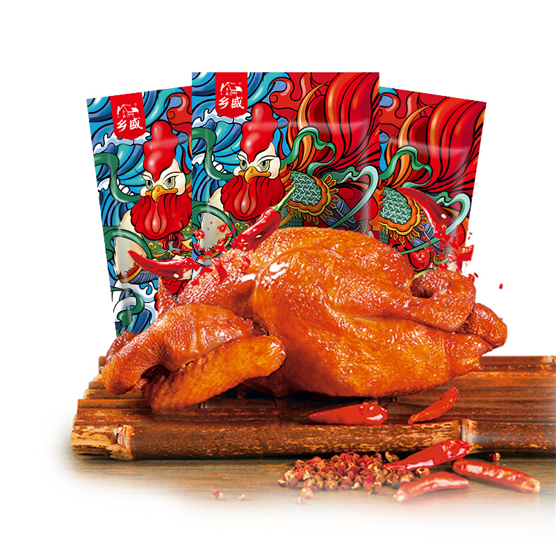 三,乡盛乡盛 麻辣小鸡450g*3只熟食腊味网友对比评测