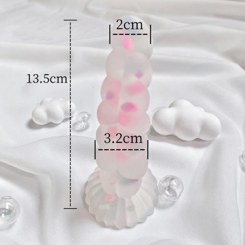 大种马异形粉色可爱水晶阳具-幻龙产卵器异形女假阴茎硅胶 幻龙主图款