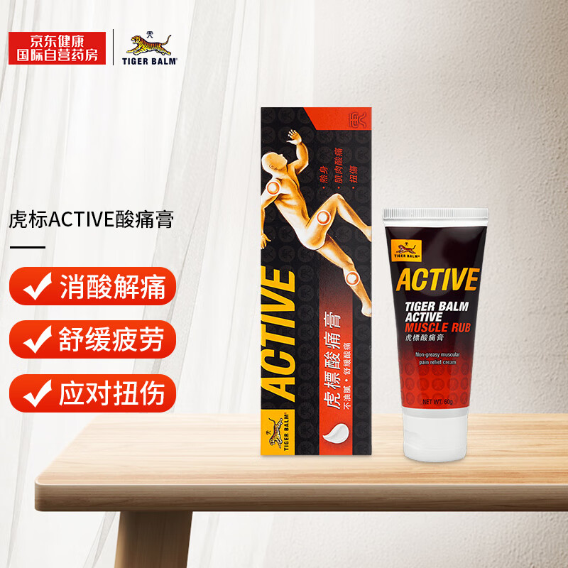 虎标ACTIVE酸痛膏价格走势及使用评测