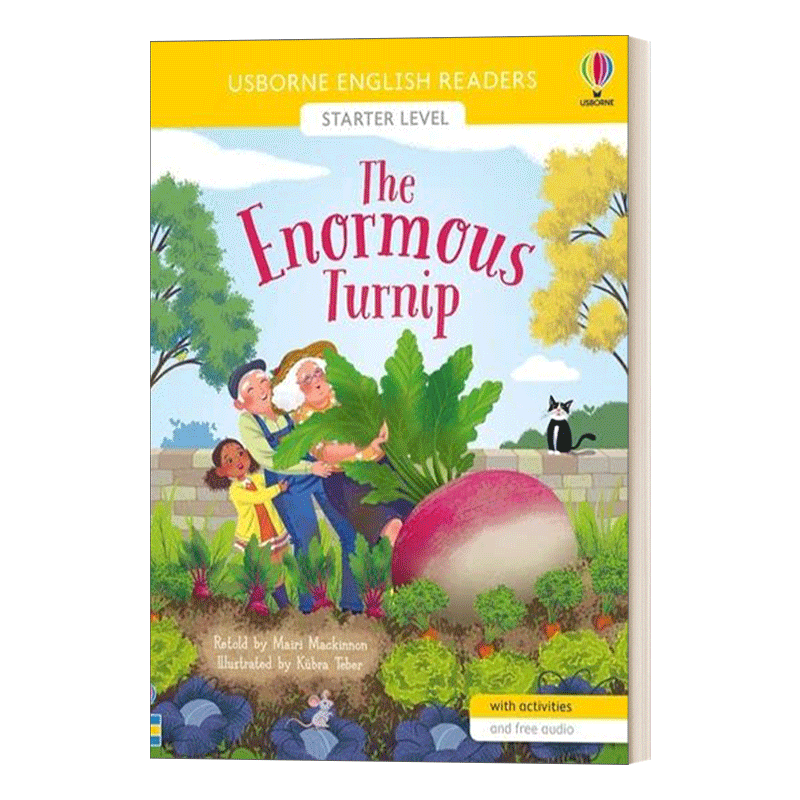 英文原版 english readers starter level1 the enormous turnip 分级