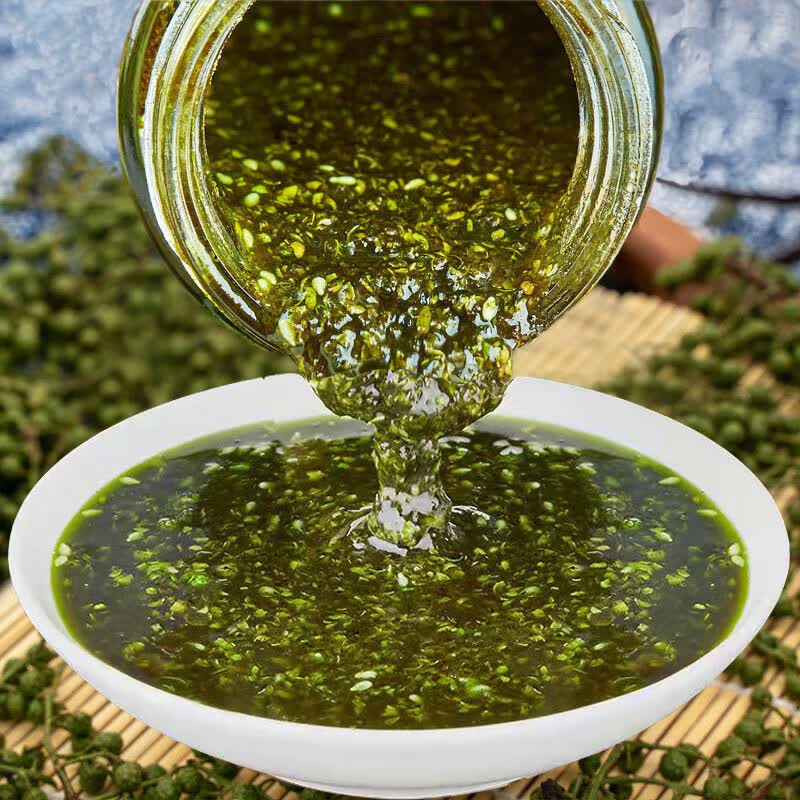 酱四川特产麻辣酱正宗川味椒麻酱麻椒酱调味辣椒酱 青花椒酱210克*1瓶