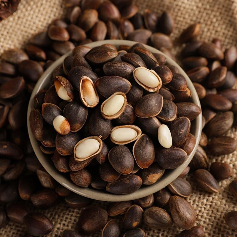 辣青春2022云南新鲜野生松子孕妇可食大颗粒原味生坚果 新鲜松子500克