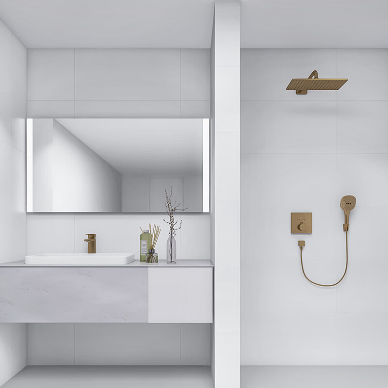 罗浮威尔(luofuweier) 奶油风柔光瓷砖800x800白色客餐厅地砖厨房卫生