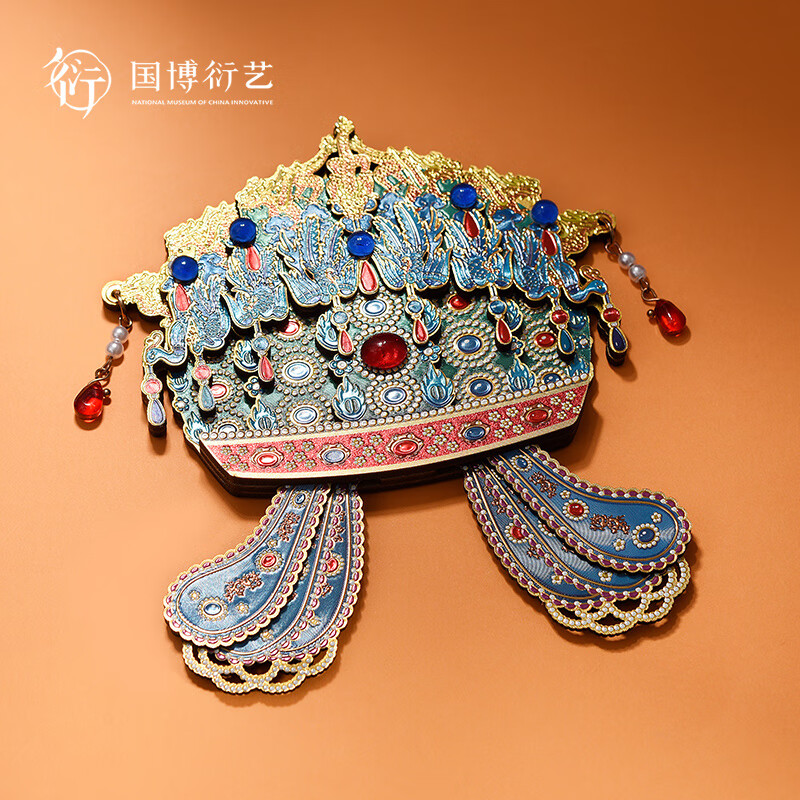 中国国家博物馆孝端皇后凤冠木质冰箱贴博物馆文创创意装饰品送朋友特色礼物 孝端皇后凤冠木质冰箱贴