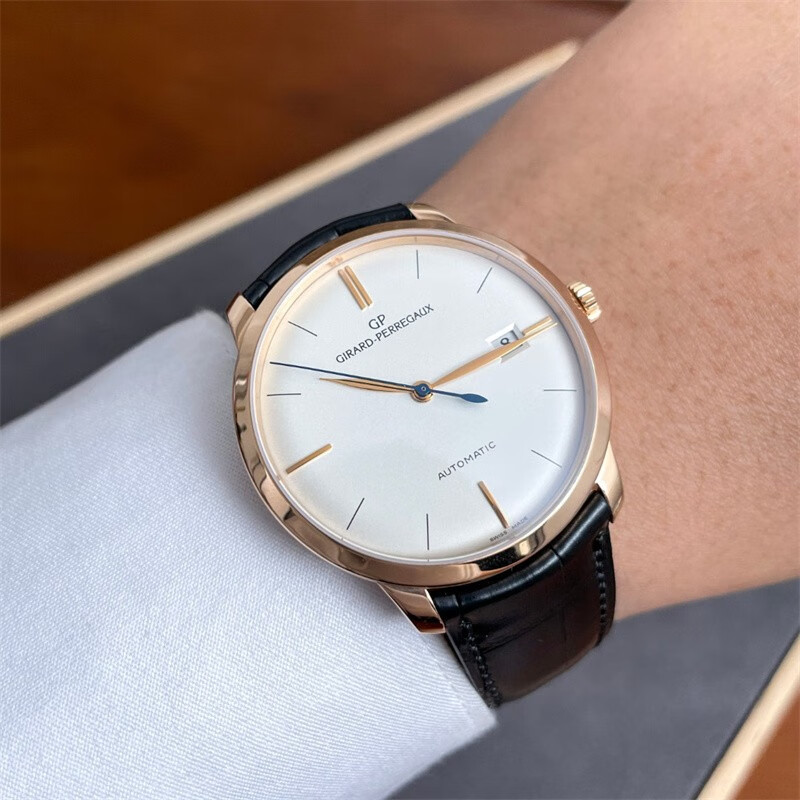 芝柏表1966系列49525-52-131-bk6a自动机械男表奢侈品手表钟表腕表