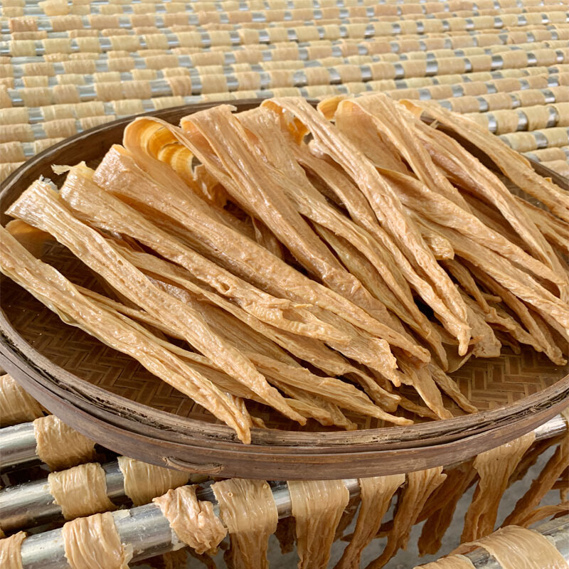 辣小董正宗广东河源手工黄豆腐竹干货纯正客家农家付竹支竹凉拌菜 宽