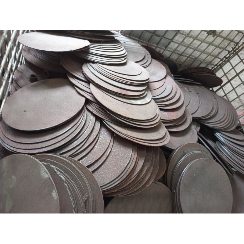 扑哩扑剌桩芯钢板桩芯圆片桩芯铁板圆铁饼圆盘圆铁片直径 可 直径100