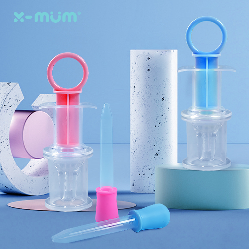 XMUM婴儿喂药器宝宝喝水防呛滴管式喂药神器 喂药器（清新蓝）