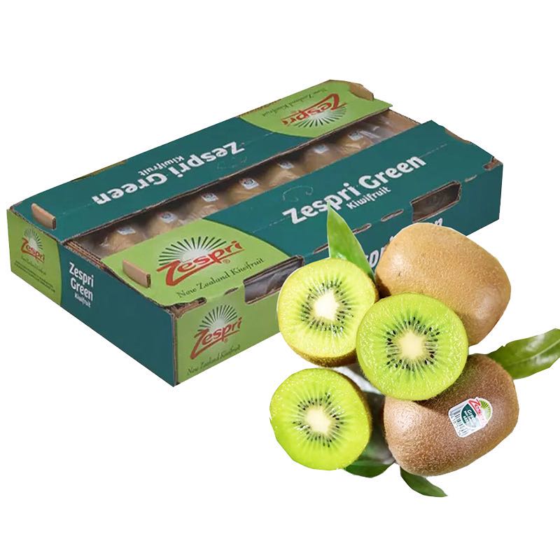 桃李村新鲜水果新西兰zespri奇异果绿心猕猴桃原箱绿果现货 25个装