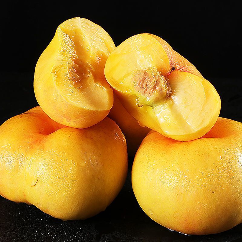 柠郡王爆甜甜黄金油黄油黄心油桃黄油扁桃新鲜水果桃子批发 (黄金油桃