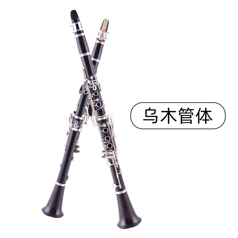 降B调单簧管乐器黑管初学入门考级演奏 乌木管体