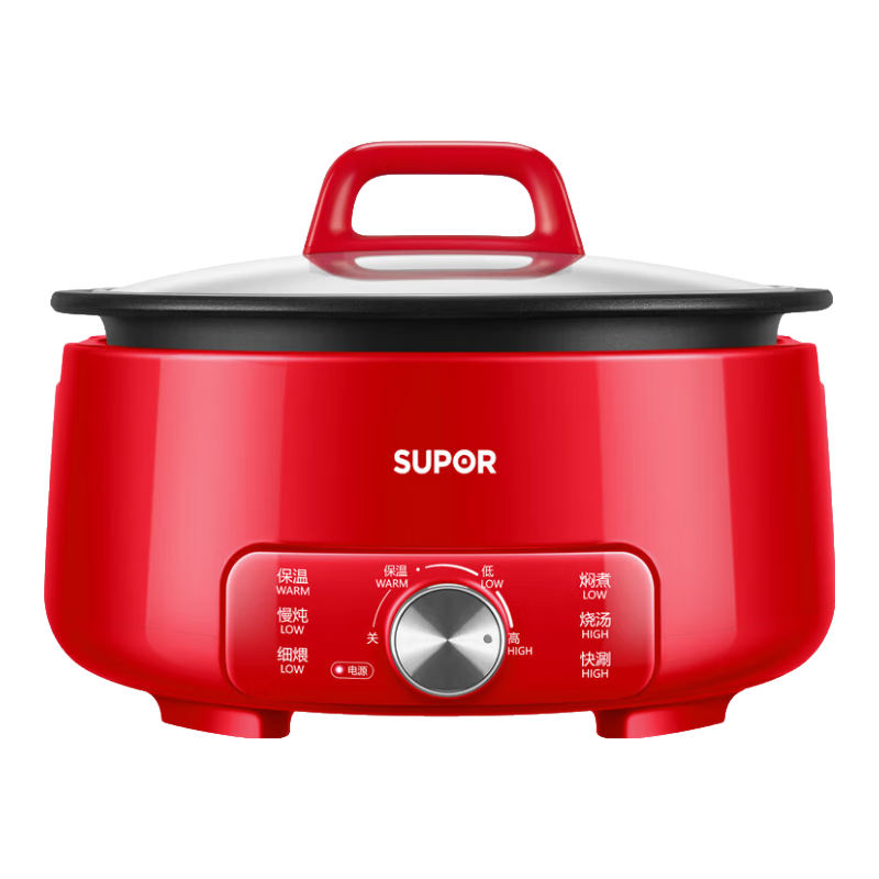 ���ڲ������ղ�����SUPOR�� ��������;�����ö๦�ܵ��ȹ����������ʽ�ɲ�ϴ�糴��2-6������ 5L ����ɲ�ϴ 142.8Ԫ(������)