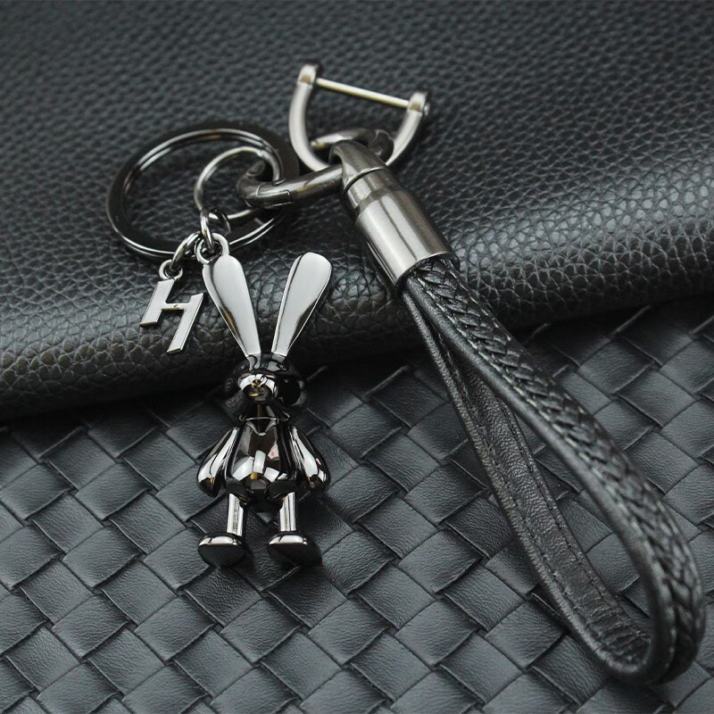 draco情侣小兔子钥匙扣挂件汽车兔年饰品钥匙链男女可爱精致挂饰品