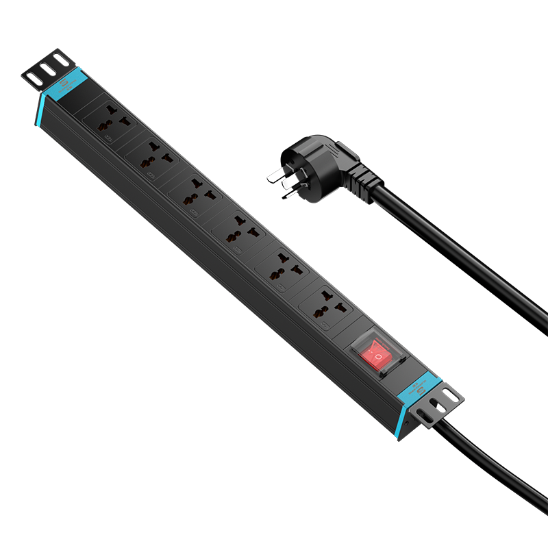 �⺽ PDU�������6λ10A���ÿ״����س���1.5ƽ��2����2500W ��ҵ���ſɶ��� GH-PDU-610 89.6Ԫ