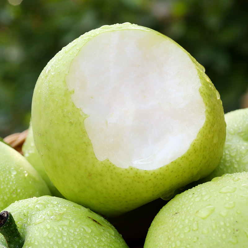 虎钢馋陕西早酥梨9斤梨子新鲜水果当季皇冠脆甜梨时令水晶青梨整箱 2.