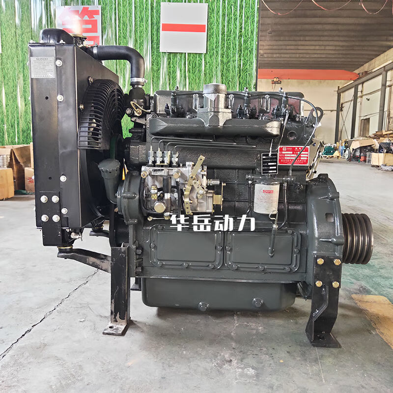 橙央潍坊4102柴油机44kw带皮带轮配套粉碎机抽沙船用60马力发动机