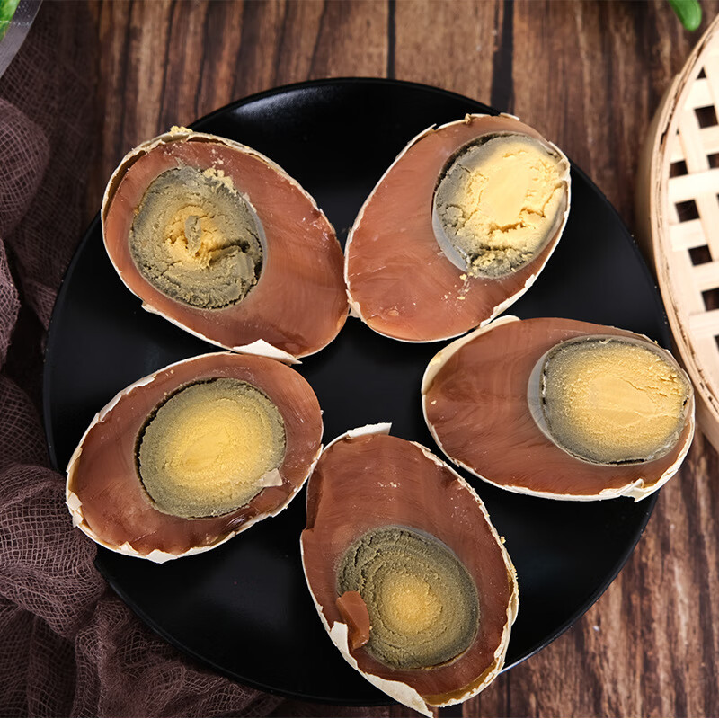 蜀农纪四川绵阳广安盐皮蛋30枚鸭蛋皮蛋卤蛋咸蛋五香皮蛋盐蛋下酒菜