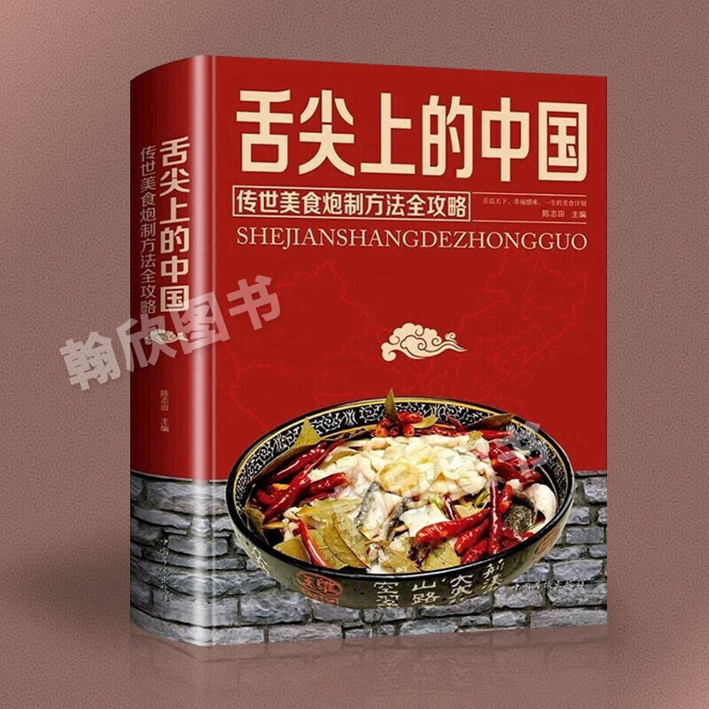 舌尖上的中国 菜谱大全 正版精装 家常菜谱食谱川菜 传统美食小吃炮制方法全攻略文化名家说名吃做菜书籍 单本：舌尖上的中国