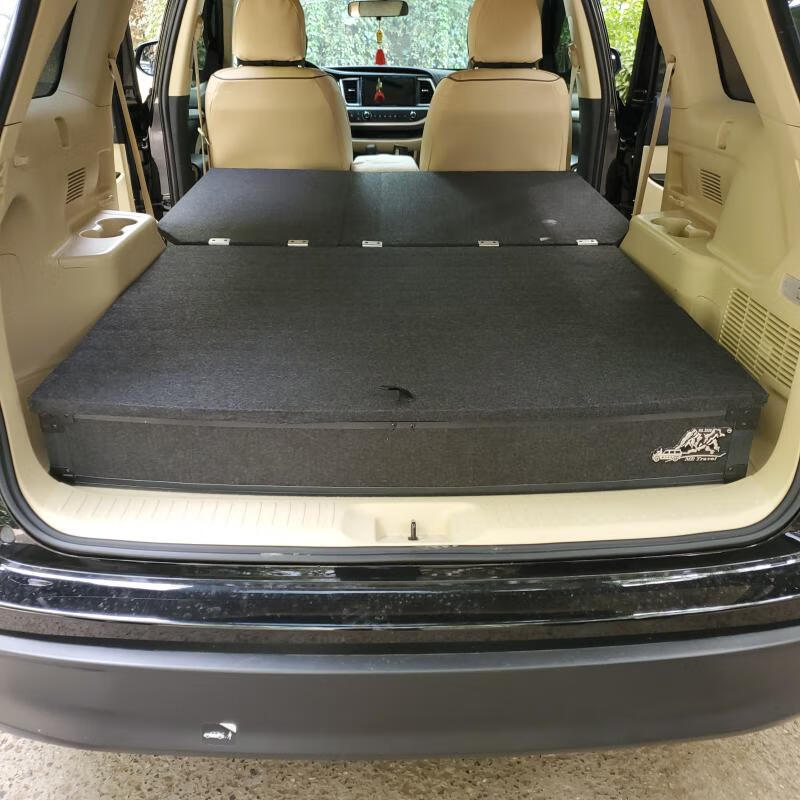 【尾箱魔盒】适用于09-22新款丰田汉兰达床车改装 后备箱定制车床 全