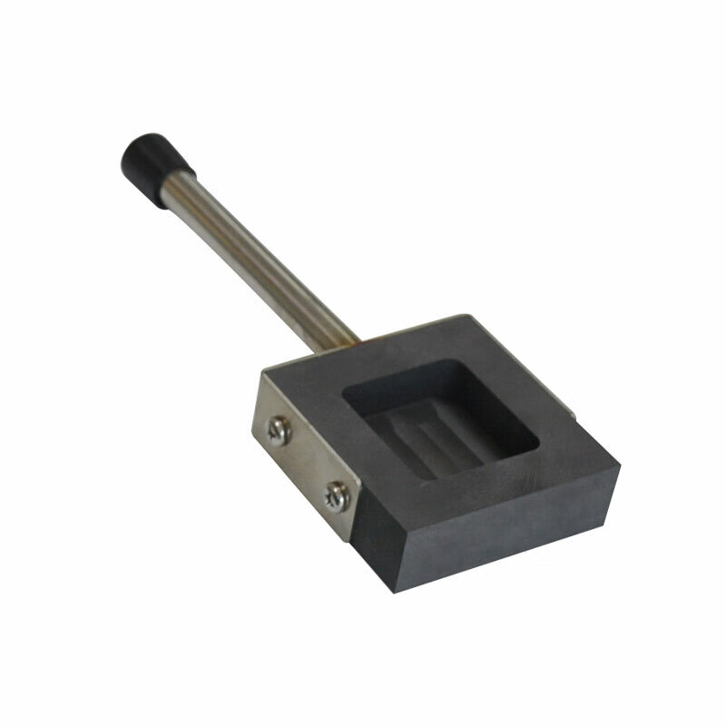 适配带石墨油槽铸锭槽坩埚模具耐高温耐腐蚀金银铜铝钢铸锭 500g带