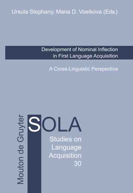 预售 按需印刷 development of nominal inflection in first