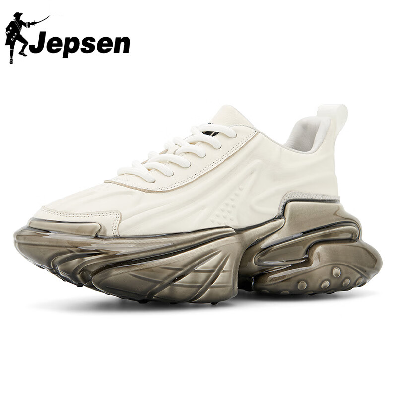 jepsen 吉普森男鞋欧洲站复古机能老爹鞋真皮厚底运动鞋休闲潮鞋男h