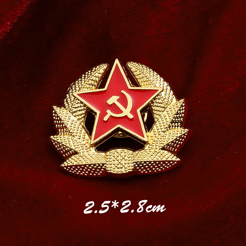 琉丽俄罗斯双头鹰徽章苏联一级卫国勋章红色五角星金属胸针 麦穗