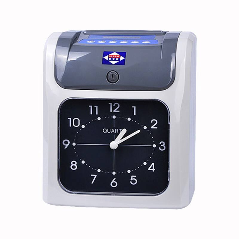 打卡机纸卡考勤机卡钟纸卡式员工上班 签到机器打卡钟工厂工地考勤