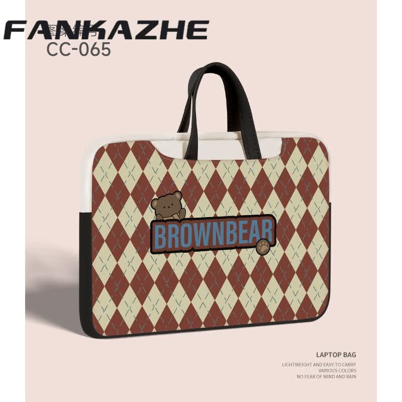 梵卡哲（FANKAZHE）美式复古笔记本电脑包13.3英寸女手提包适用于苹果macbookPro CC-065【升级配色电脑包】 13.3英寸