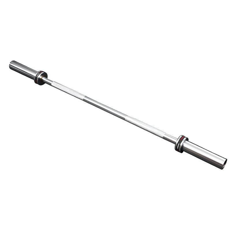 馬西（MASSFIT） 杠鈴桿直桿奧杠健身房專(zhuān)用奧桿臥推深蹲舉重杠鈴桿男士健身家用 700磅電鍍銅套1.8米+彈簧夾一對